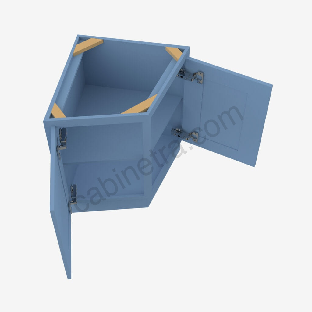 AX-AB24 (Base) Angle Base Cabinet | Forevermark Xterra Blue Shaker