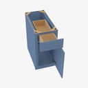 AX-B15 Single Door Base Cabinet | Forevermark Xterra Blue Shaker