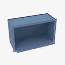 AX-MWO3018PM-12 Microwave Oven Wall Cabinet | Forevermark Xterra Blue Shaker