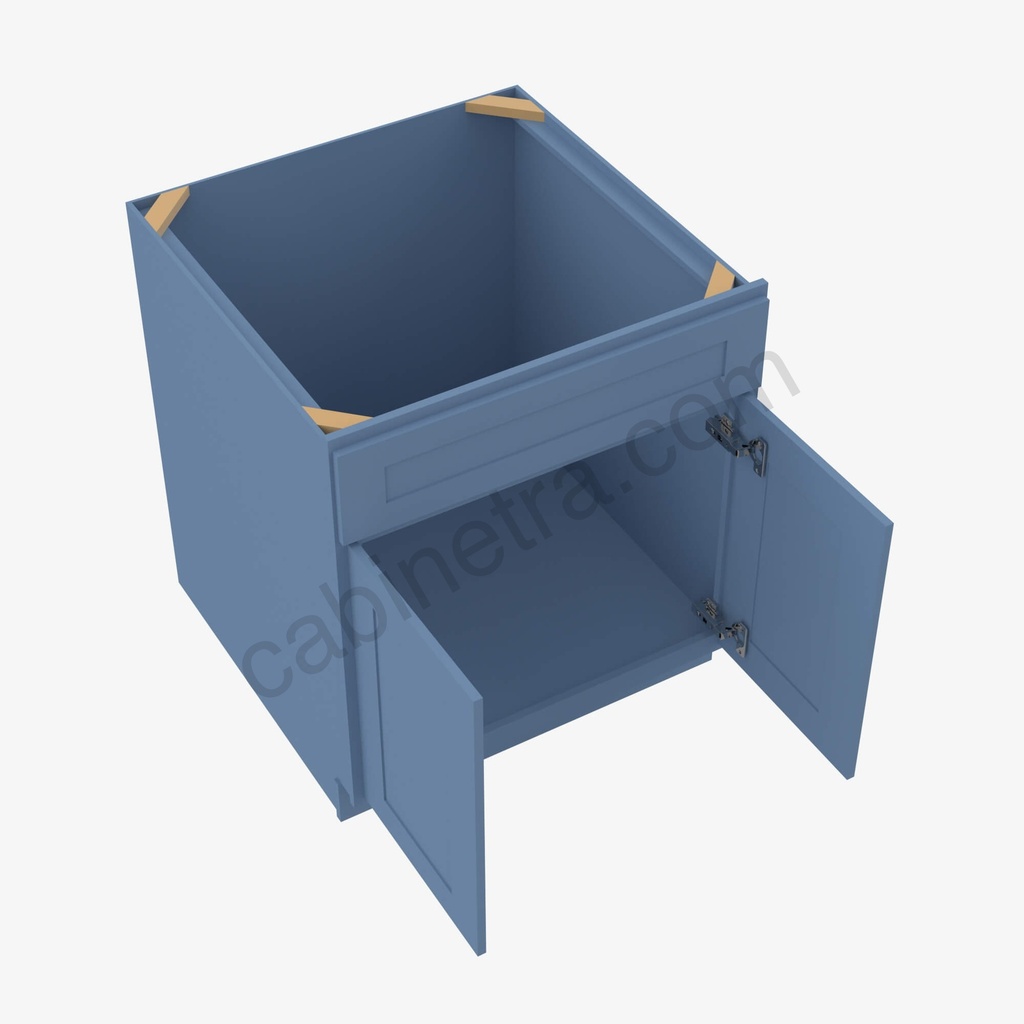 AX-SB24 Sink Base Cabinet | Forevermark Xterra Blue Shaker