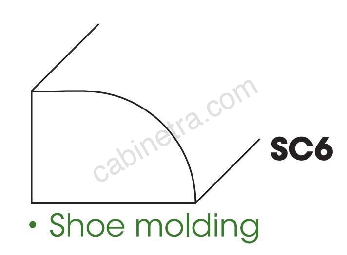 AX-SC6 (SM) Shoe Molding | Forevermark Xterra Blue Shaker