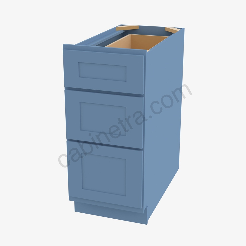 AX-SVB1221-34-1/2"" Bathroom Cabinet Vanity Drawer Pack | Forevermark Xterra Blue Shaker