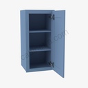 AX-W0936 Single Door Wall Cabinet | Forevermark Xterra Blue Shaker