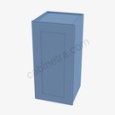 AX-W1230 Single Door Wall Cabinet | Forevermark Xterra Blue Shaker