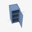 AX-W2130 Single Door Wall Cabinet | Forevermark Xterra Blue Shaker