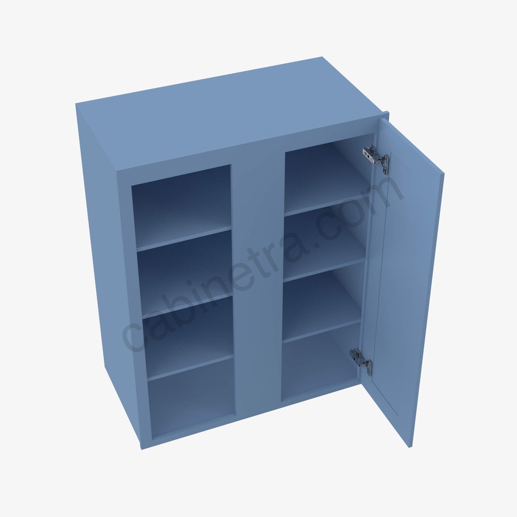 AX-WBLC30/33-3030 Wall Blind Corner Cabinet | Forevermark Xterra Blue Shaker