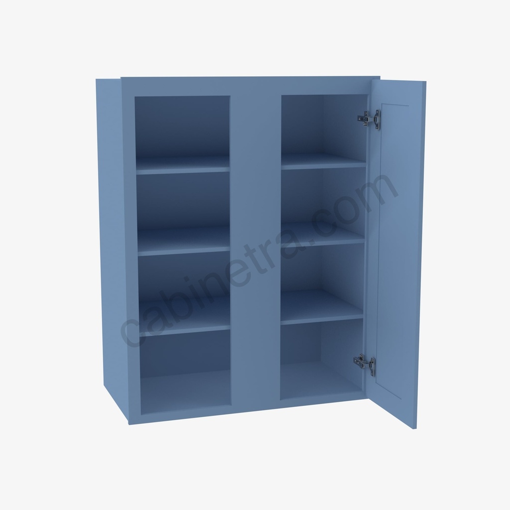 AX-WBLC30/33-3036 Wall Blind Corner Cabinet | Forevermark Xterra Blue Shaker