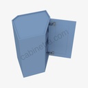 AX-WDC2430 Wall Diagonal Corner Cabinet | Forevermark Xterra Blue Shaker