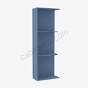 AX-WES536 Wall End Shelf with Open Shelves | Forevermark Xterra Blue Shaker