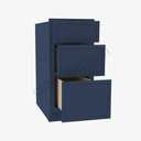 PD-DB24(3) 3 Drawer Pack Base Cabinet | Forevermark Petit Blue