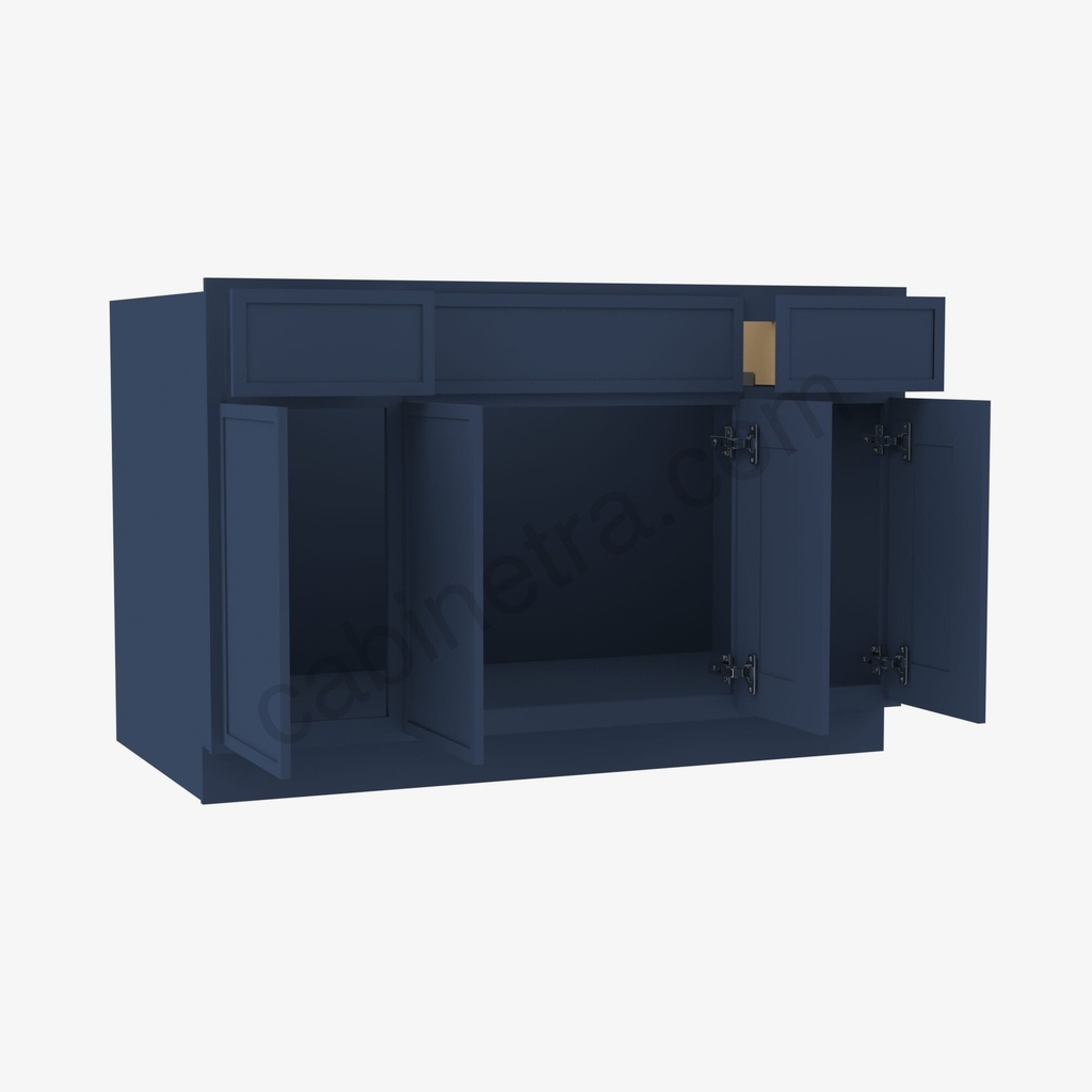 PD-S4821B12D-34-1/2√¢‚Ç¨¬≥ Sink Base Combo Vanity Replacement Door and Drawer Set | Forevermark Petit Blue