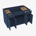 PD-S4821B12D-34-1/2√¢‚Ç¨¬≥ Sink Base Combo Vanity Replacement Door and Drawer Set | Forevermark Petit Blue