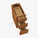 PR-DB12(3) 3 Drawer Pack Base Cabinet | Forevermark Petit Brown