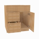 PS-S3621BDL-34-1/2"" Sink Base Combo Vanity with Left Drawer | Forevermark Petit Sand