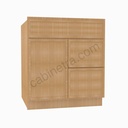 PS-S3621BDR-34-1/2"" Sink Base Combo Vanity with Right Drawer | Forevermark Petit Sand