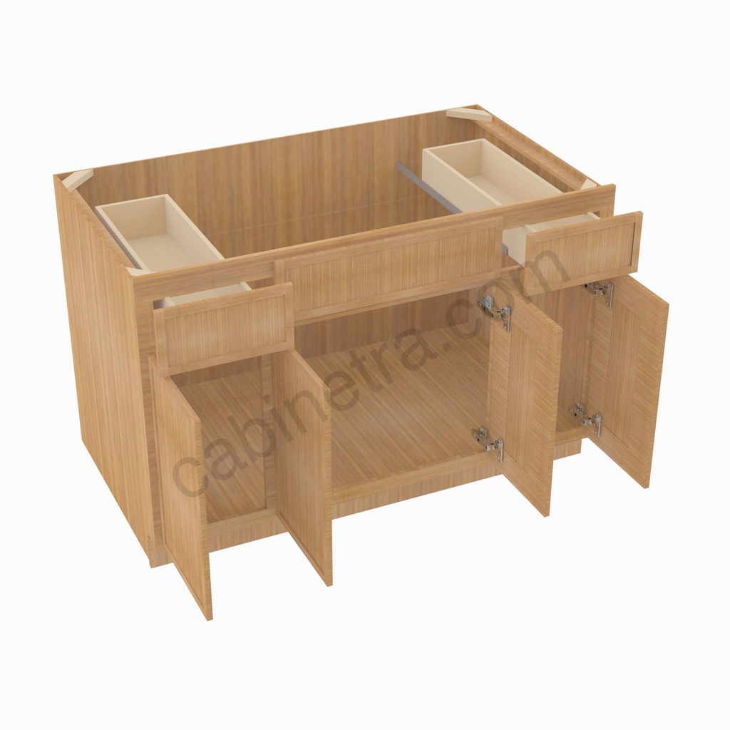 PS-S4821B12D-34-1/2"" Sink Base Combo Vanity with Drawers | Forevermark Petit Sand