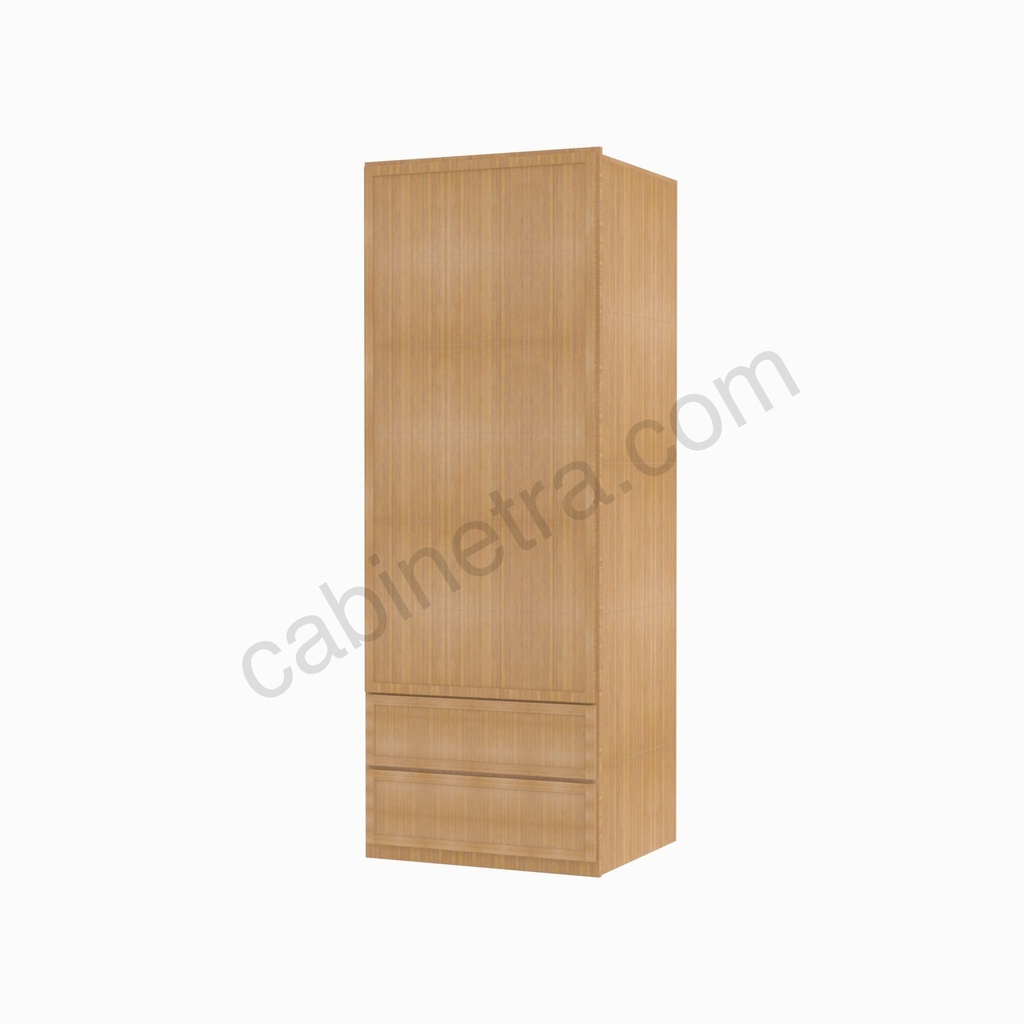 PS-W2D1848 Wall Cabinet With 2 Built-In Drawers | Forevermark Petit Sand