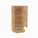 PS-W2D1854 Wall Cabinet With 2 Built-In Drawers | Forevermark Petit Sand