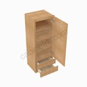 PS-W2D1860 Wall Cabinet With 2 Built-In Drawers | Forevermark Petit Sand