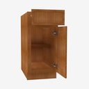 PR-B15 Single Door Base Cabinet | Forevermark Petit Brown