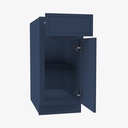 PD-B15 Single Door Base Cabinet | Forevermark Petit Blue