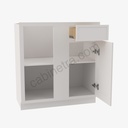 PW-BBLC45/48-42""W Base Blind Corner Cabinet | Forevermark Petit White