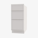PW-DB24(3) 3 Drawer Pack Base Cabinet | Forevermark Petit White