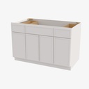 PW-S4821B12D-34-1/2 Sink Base Combo Vanity Replacement Door and Drawer Set | Forevermark Petit White""