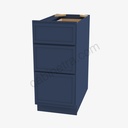 PD-DB24(3) 3 Drawer Pack Base Cabinet | Forevermark Petit Blue