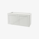 AW-W3015B Double Door Wall Cabinet | Forevermark Ice White Shaker