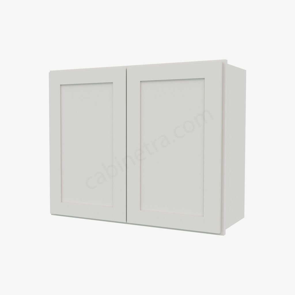 AW-W3024B Double Door Wall Cabinet | Forevermark Ice White Shaker