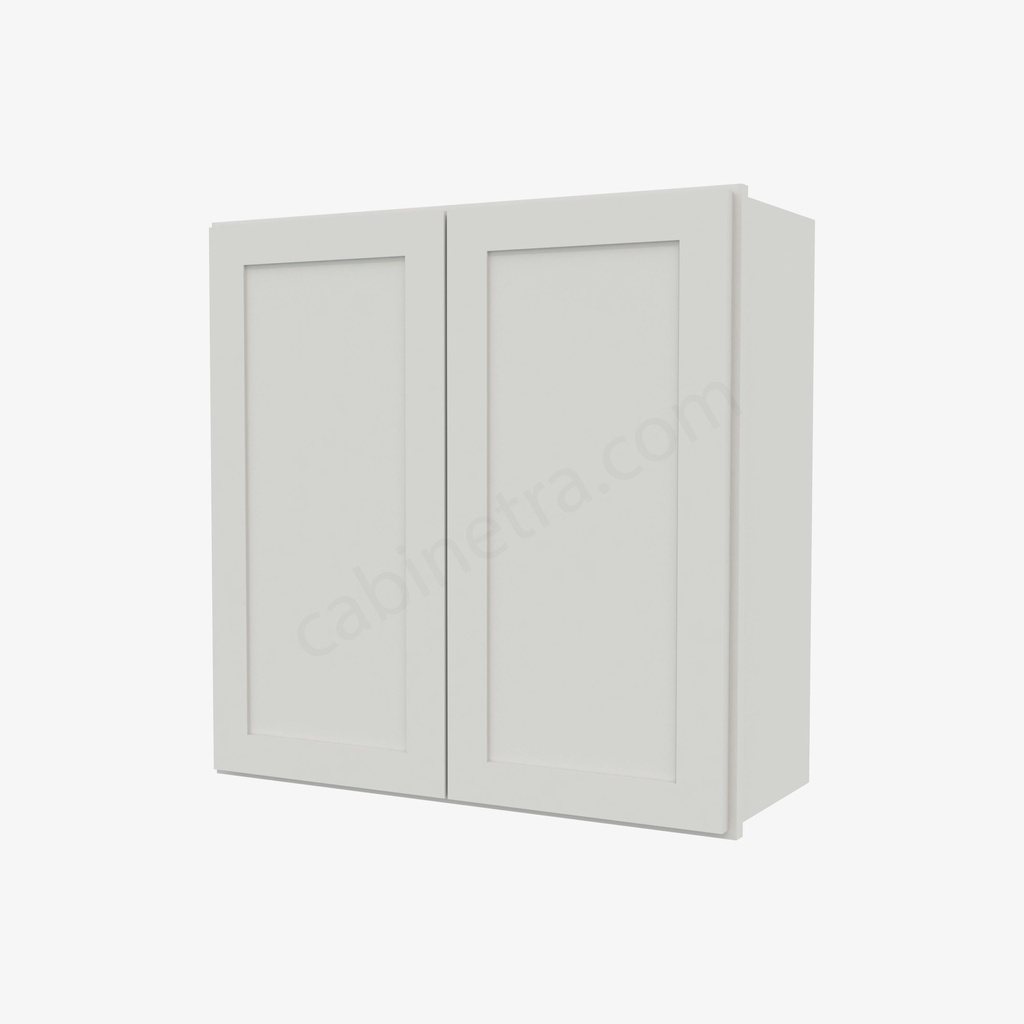 AW-W3030B Double Door Wall Cabinet | Forevermark Ice White Shaker