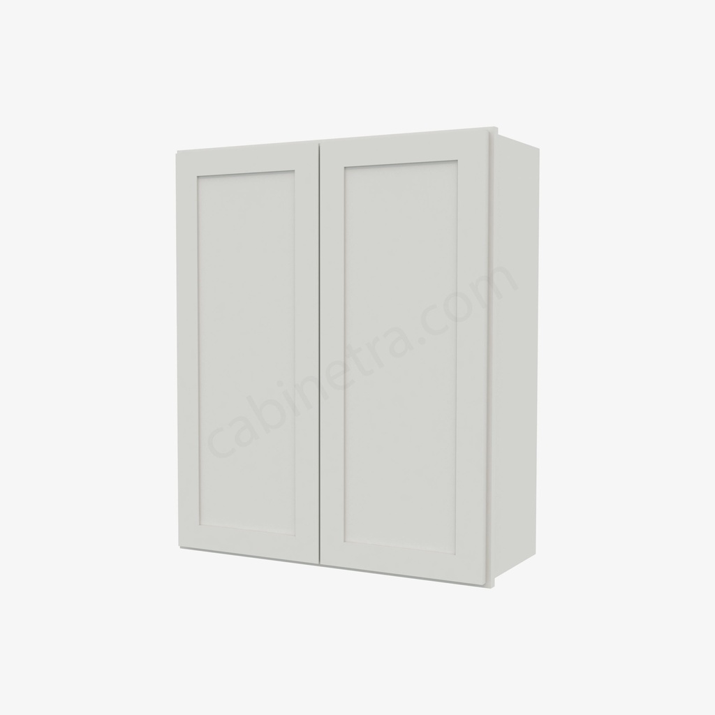 AW-W3036B Double Door Wall Cabinet | Forevermark Ice White Shaker