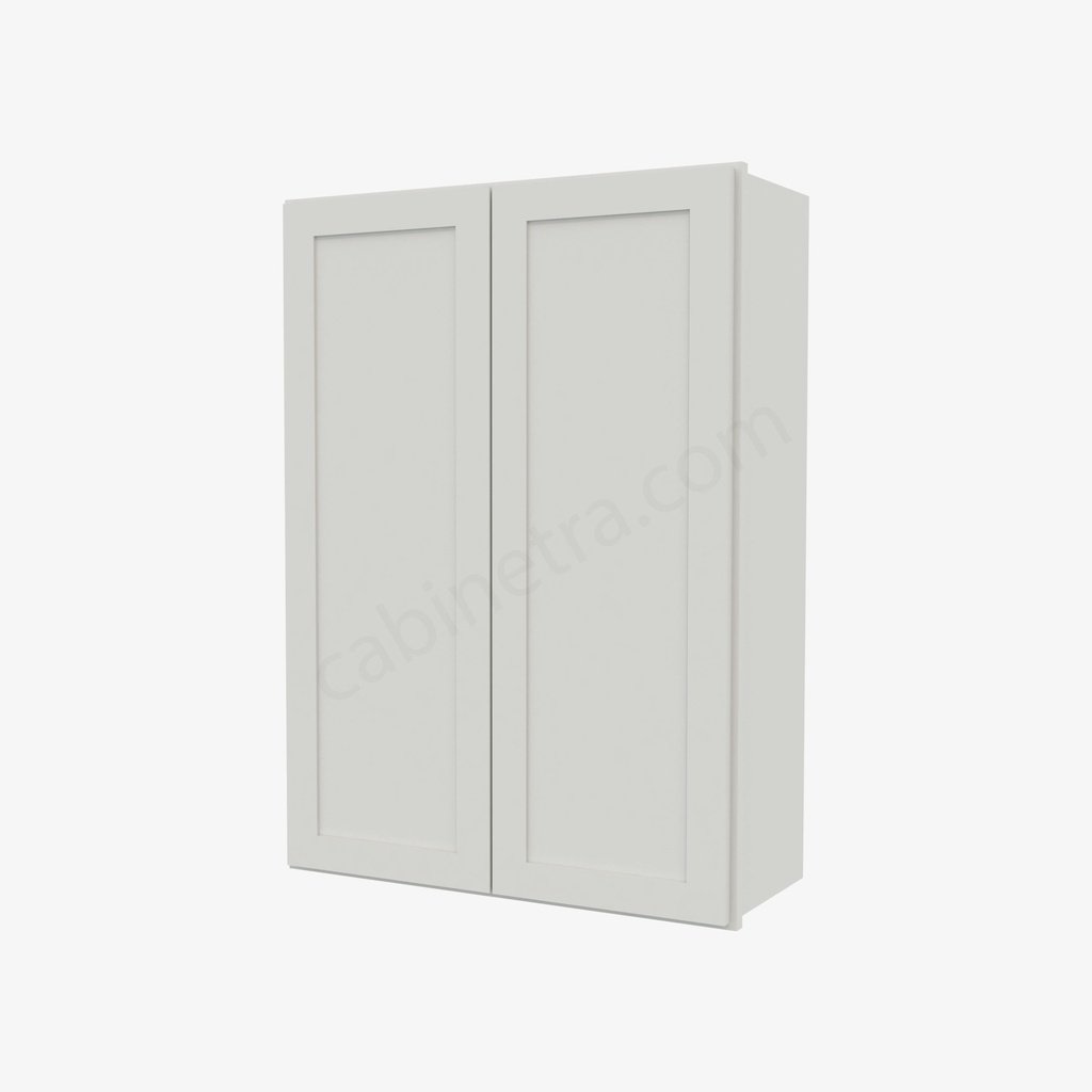 AW-W3042B Double Door Wall Cabinet | Forevermark Ice White Shaker