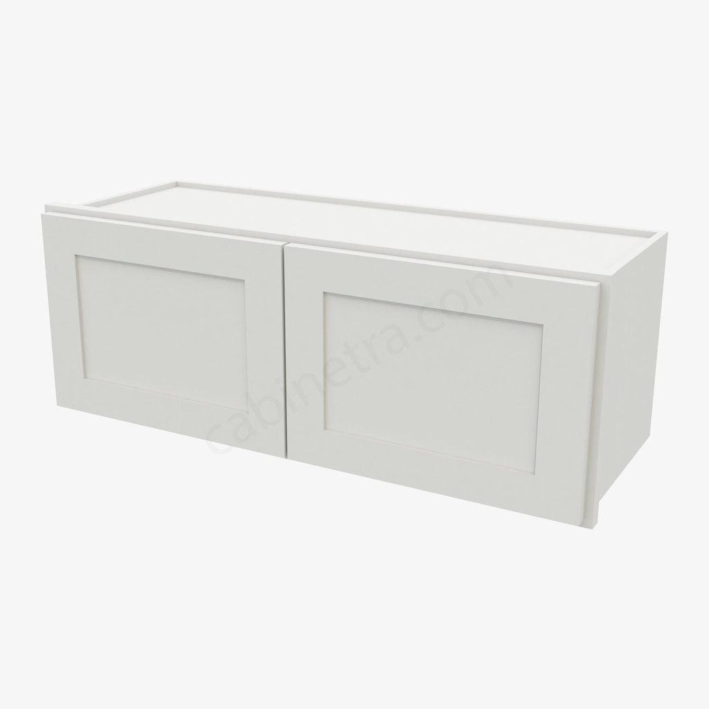 AW-W3312B Double Door Wall Cabinet | Forevermark Ice White Shaker
