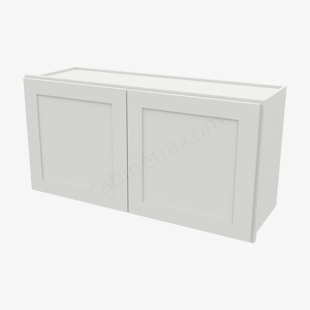 AW-W3618B Double Door Wall Cabinet | Forevermark Ice White Shaker