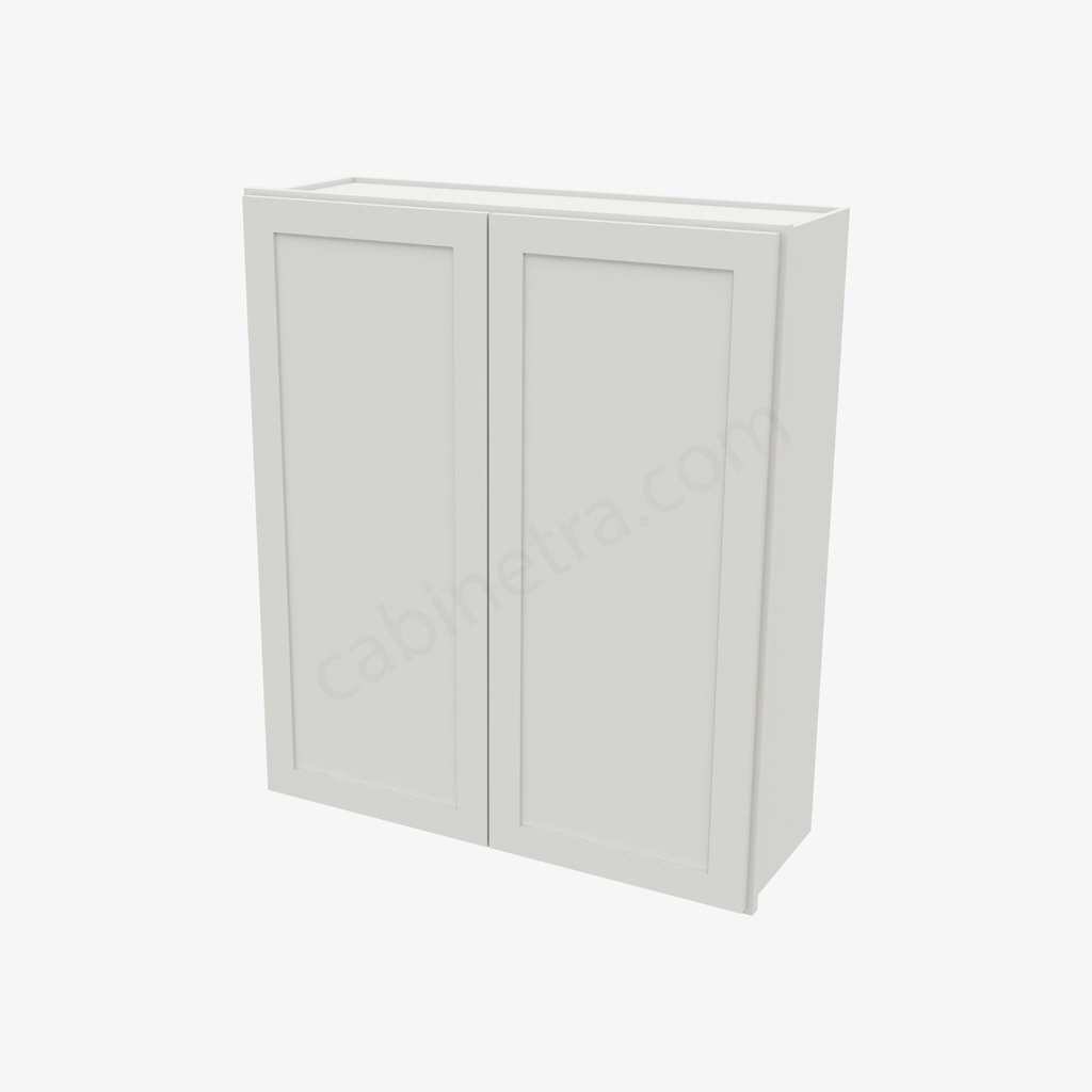 AW-W3642B Double Door Wall Cabinet | Forevermark Ice White Shaker