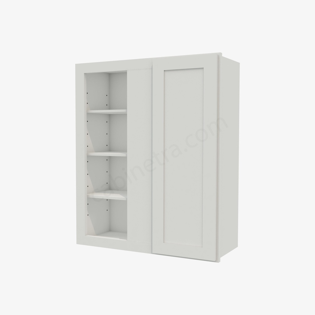 AW-WBLC30/33-3042 Wall Blind Corner Cabinet | Forevermark Ice White Shaker