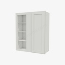 AW-WBLC30/33-3042 Wall Blind Corner Cabinet | Forevermark Ice White Shaker