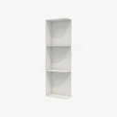 AW-WES536 Wall End Shelf with Open Shelves | Forevermark Ice White Shaker