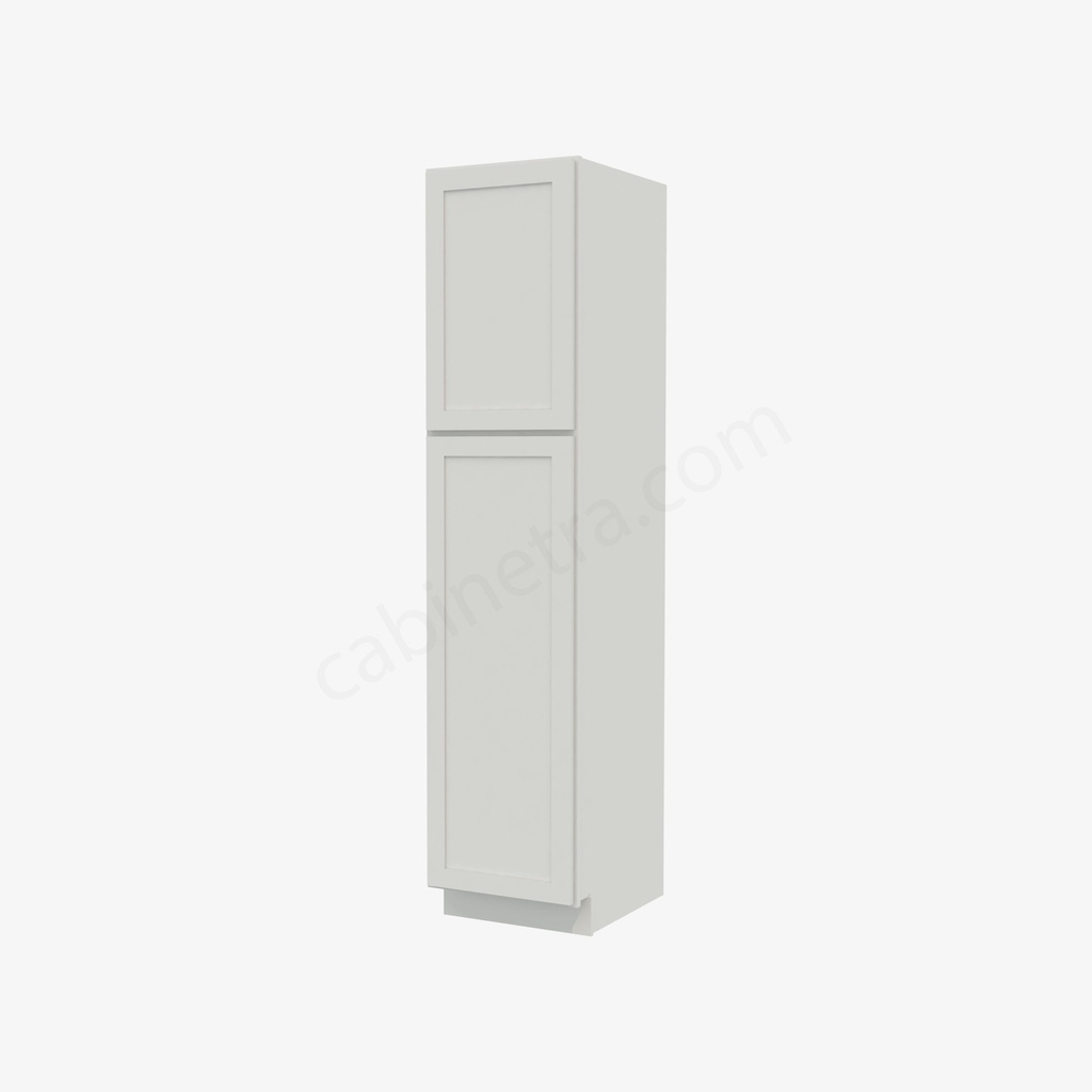AW-WP1884 Tall Wall Pantry Cabinet | Forevermark Ice White Shaker