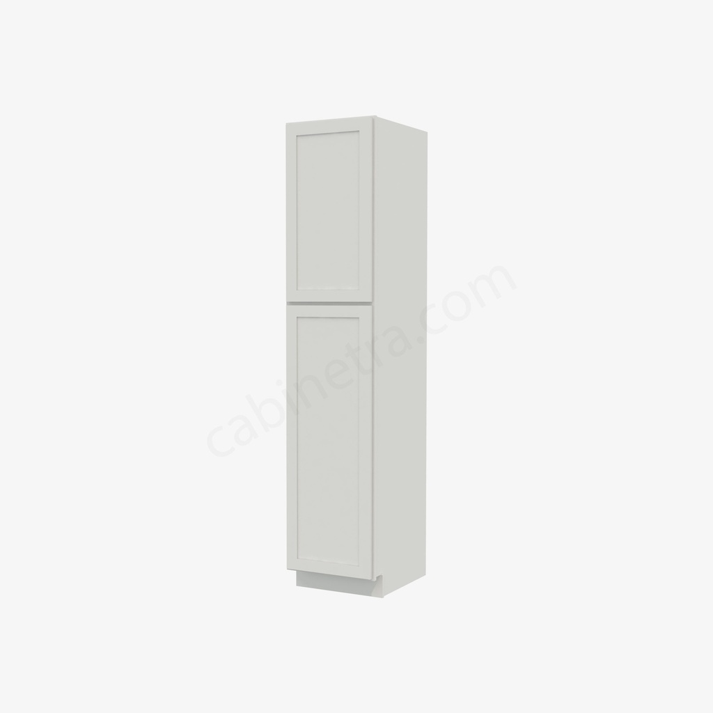 AW-WP1890 Tall Wall Pantry Cabinet | Forevermark Ice White Shaker