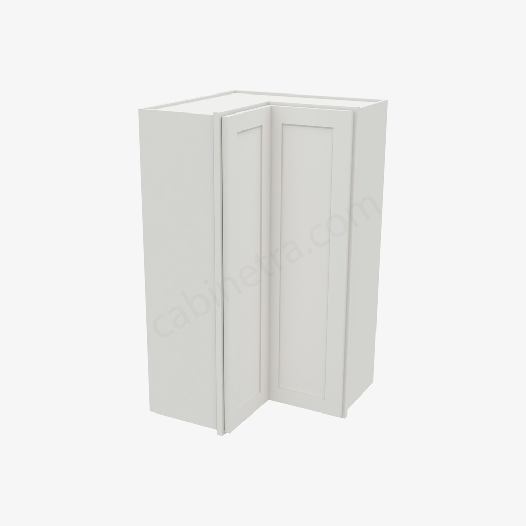 AW-WSQ2442 Easy Reach Wall Corner Cabinet | Forevermark Ice White Shaker