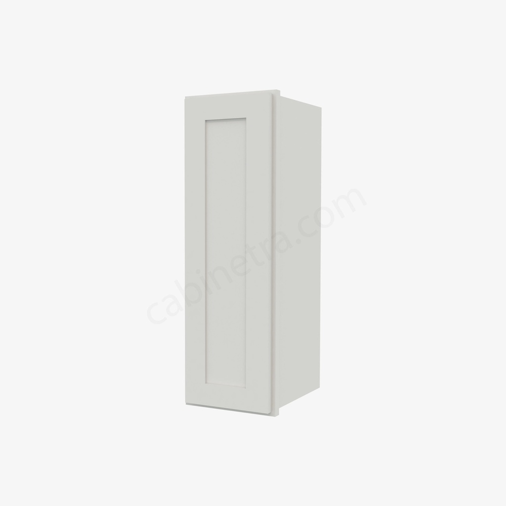 AW-W0930 Single Door Wall Cabinet | Forevermark Ice White Shaker