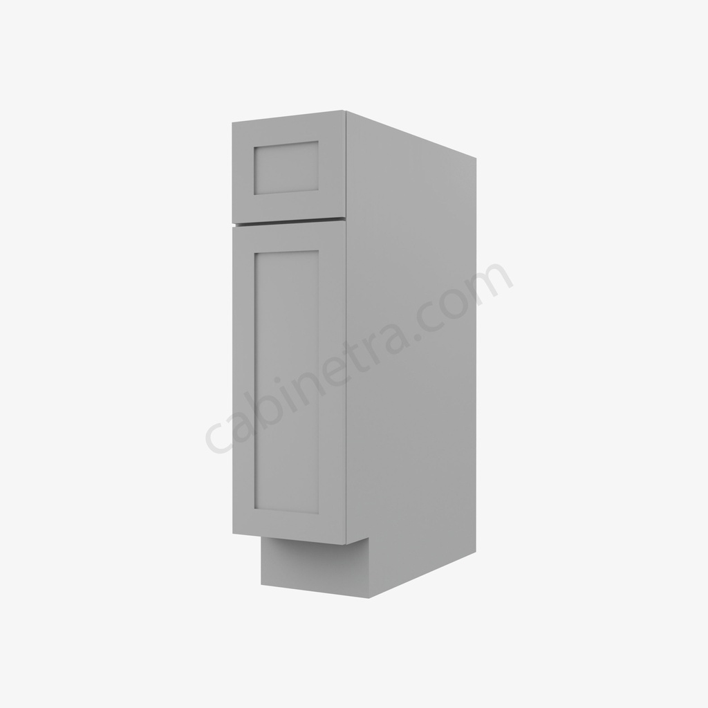 AB-B09 Single Door Base Cabinet | Forevermark Lait Gray Shaker