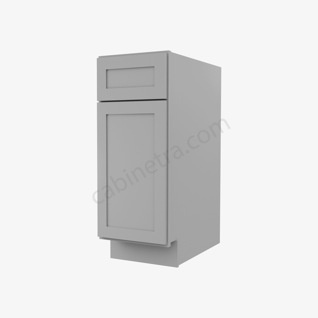 AB-B12 Single Door Base Cabinet | Forevermark Lait Gray Shaker