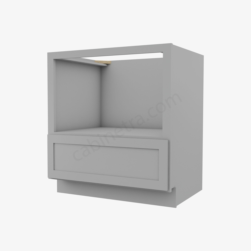 AB-B30MW (30""W) Microwave Base Cabinet | Forevermark Lait Gray Shaker