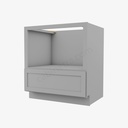 AB-B30MW (30""W) Microwave Base Cabinet | Forevermark Lait Gray Shaker