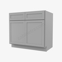 AB-B36B Double Door Base Cabinet | Forevermark Lait Gray Shaker