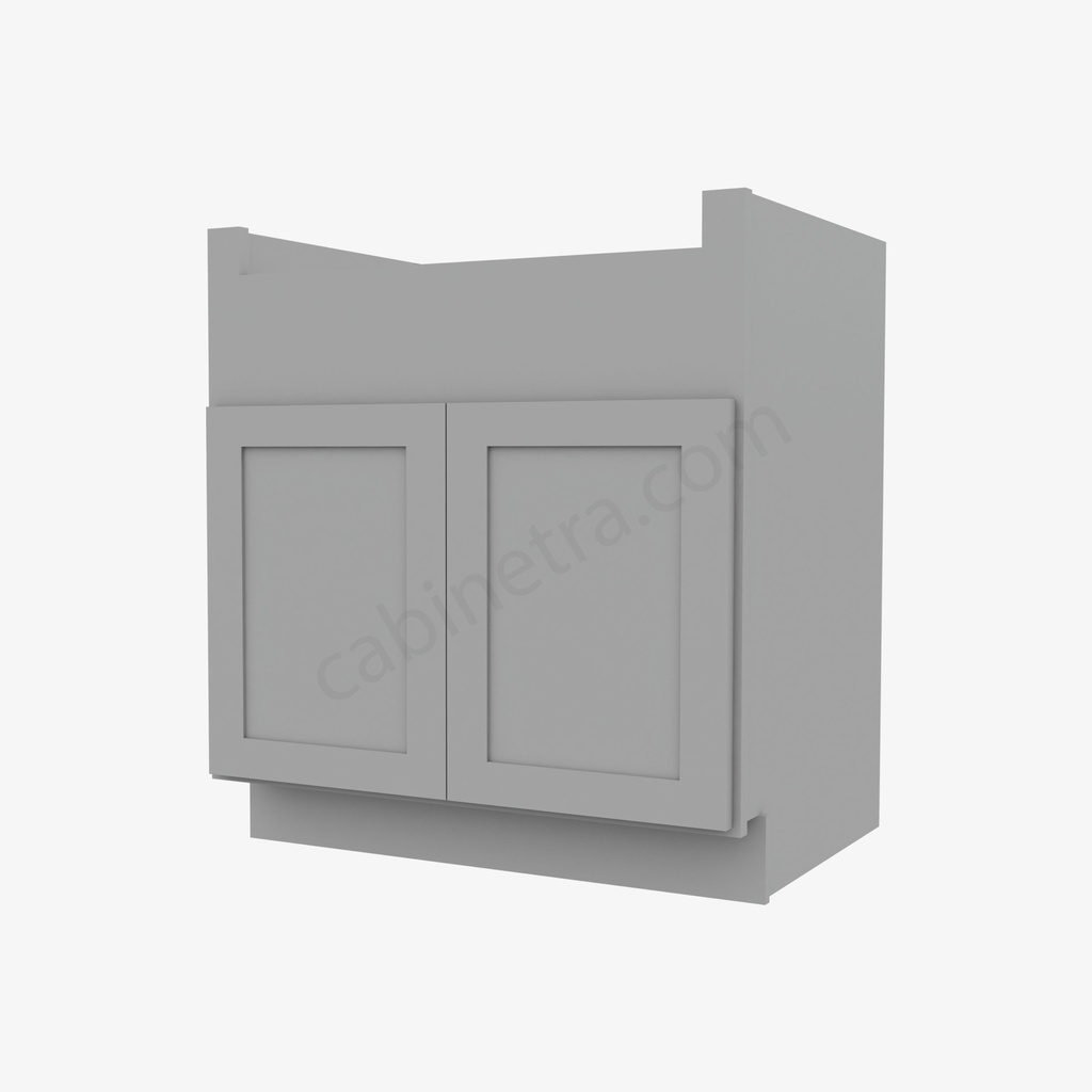 AB-FSB30B Farm Sink Base Cabinet | Forevermark Lait Gray Shaker